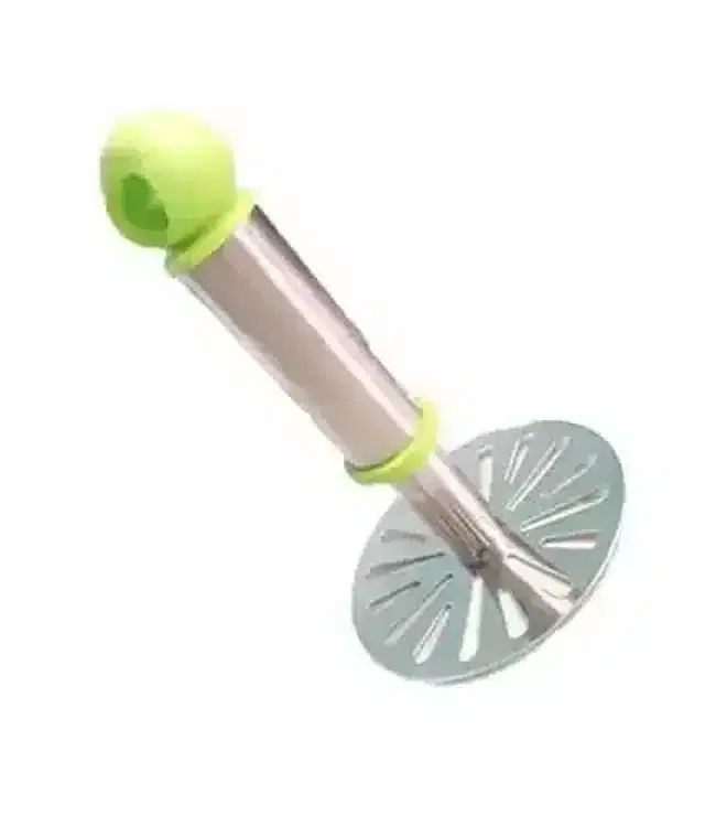 K Kudos Stainless Steel Potato Vegetable Pav Bhaji Masher, Multicolour