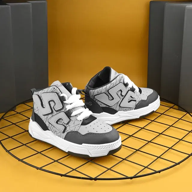 Casual Shoes for Kids (Grey, 11 C)