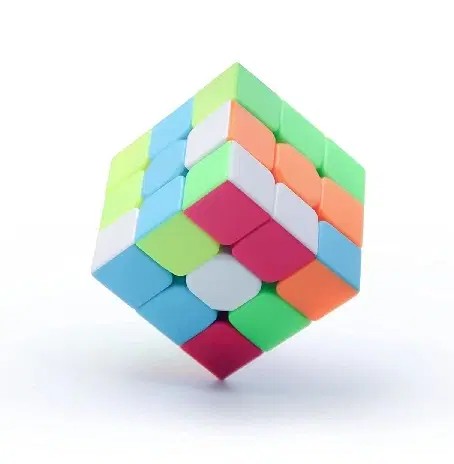 Plastic Rubik Cube, Multicolor