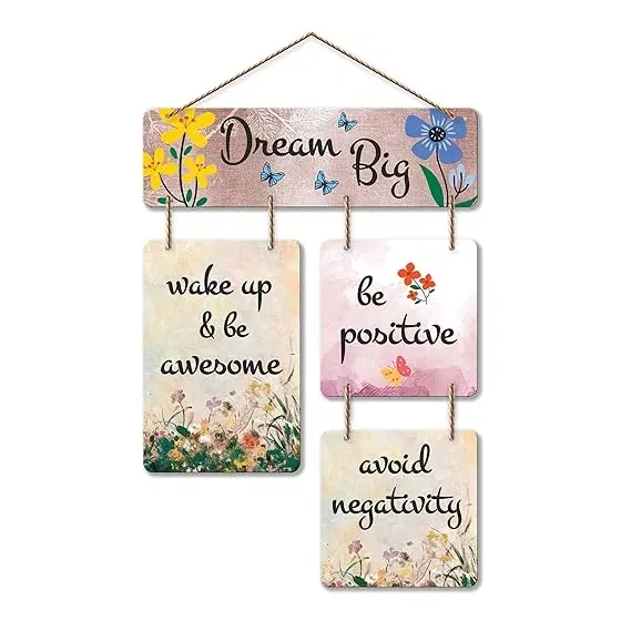 Artvibes Wooden Wall Hanging, Multicolor