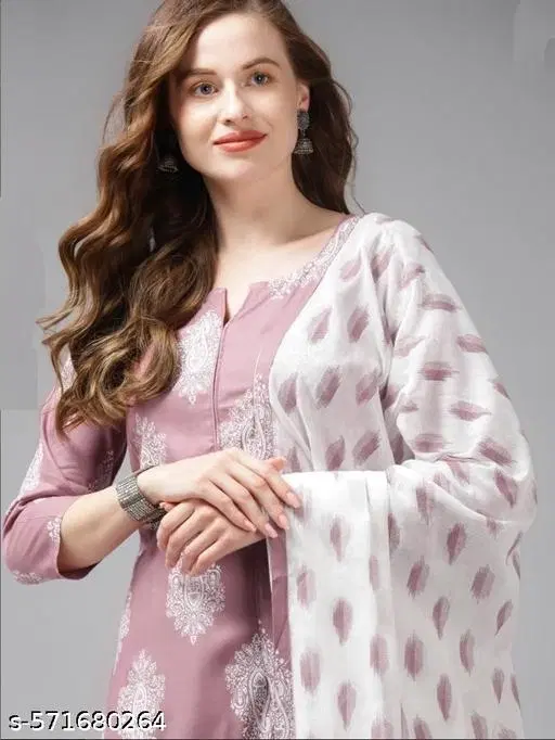 Kurta Set for Women (Pink, XS)