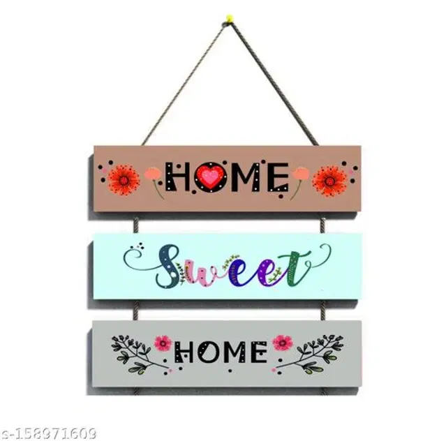 Wooden Wall Hanging, Multicolor