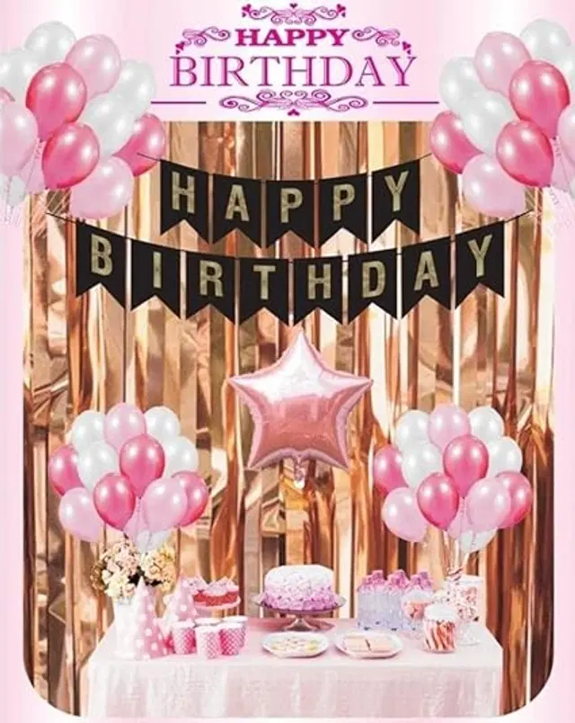 Birthday Decoration Kit, Multicolor, Set of 1