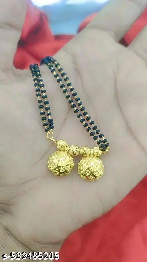 Gold Multiple Strand Mangalsutra for Women (Free Size)