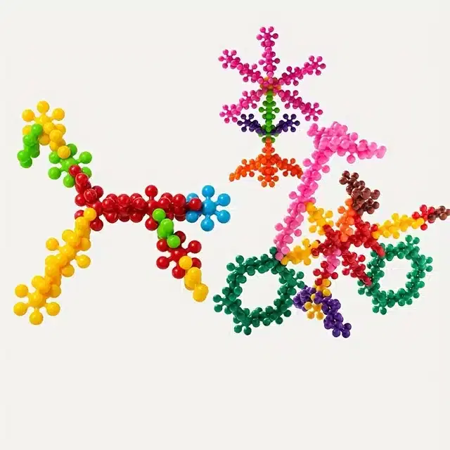 Plastic Building Toys for Kids, Multicolor, 3-4 Years