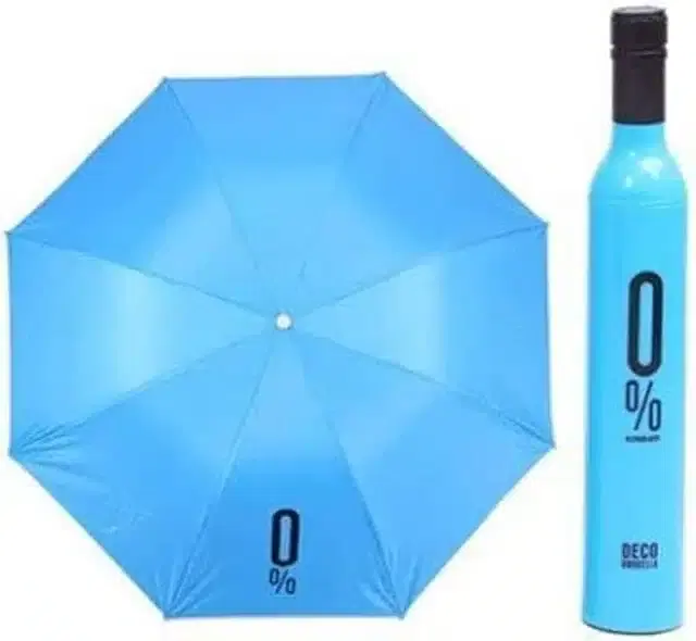 Mini Umbrella with Plastic Case, Blue