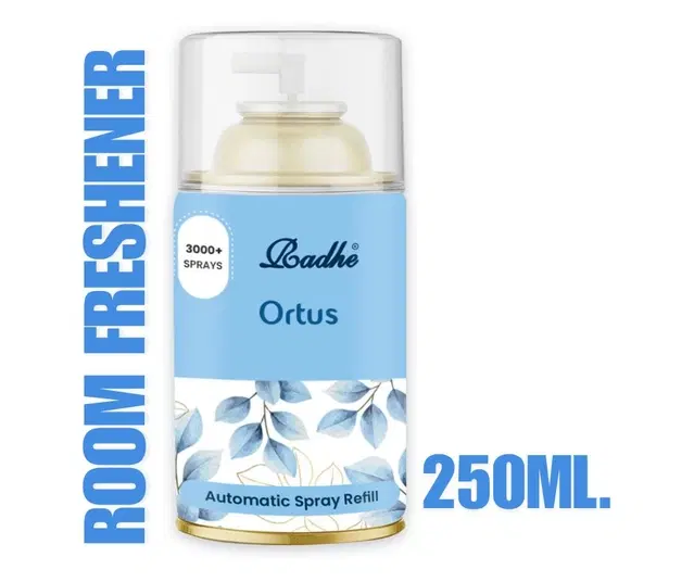 Radhe Ortus Automatic Room Spray Refill, 250 ml