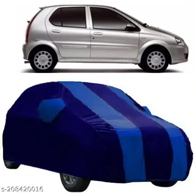 Taffeta Waterproof Car Cover for Tata Indica, Multicolor