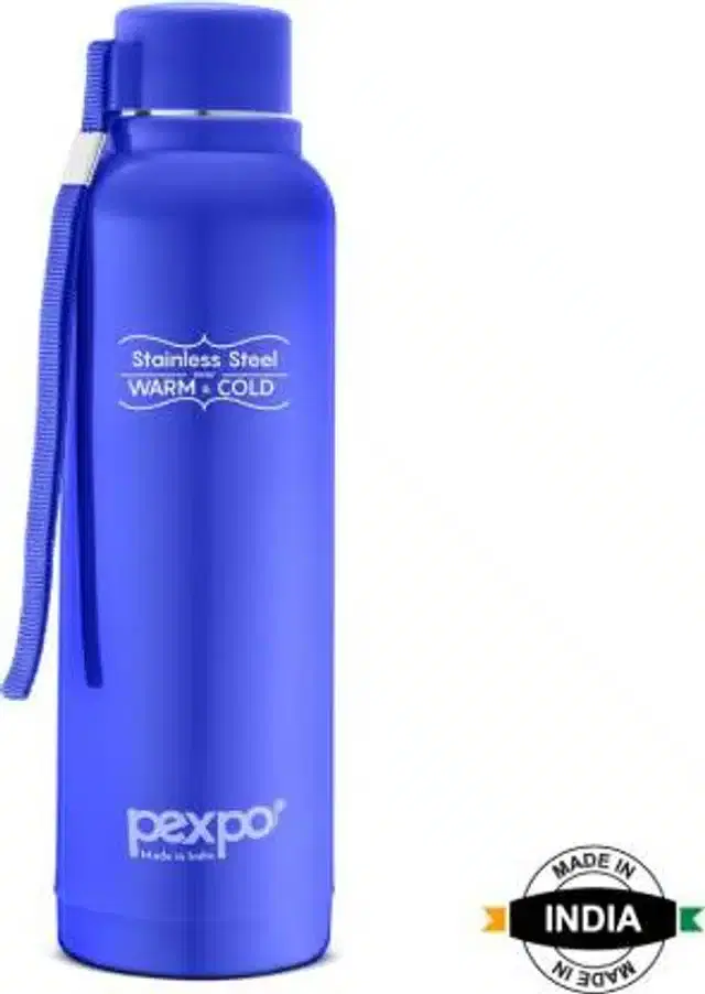 Vacuum Insulated Thermos Bottle, Blue, 900 ml