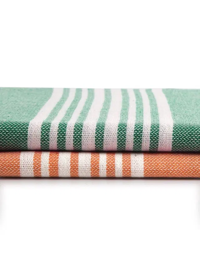Cotton High Absorbent Bath Towels, Multicolor, Pack of 2