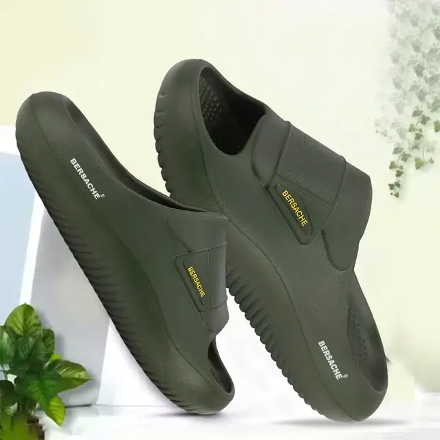 Sliders for Men, Olive (8)