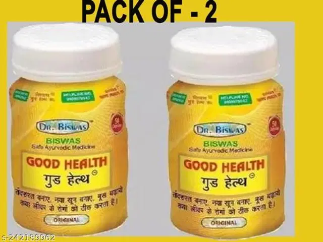 Dr. Biswas Ayurvedic Good Health -50 Capsules, Pack Of 2, Pack Of 2