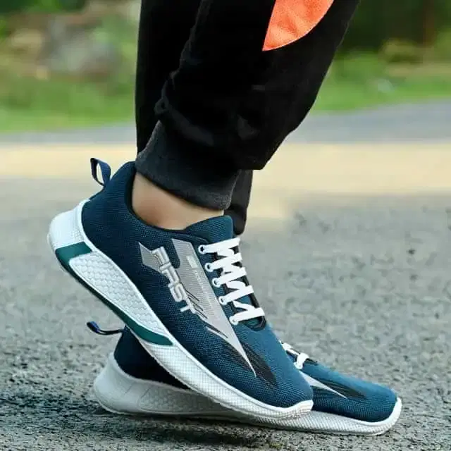 Birde Trendy Sports Shoes For Men (Blue, 9) (BRD-566)