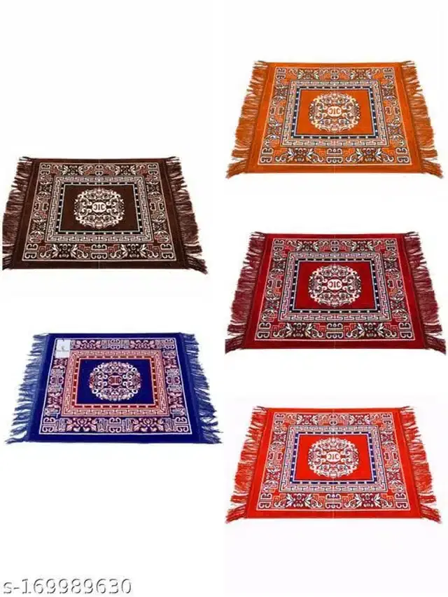 Prayer Mats, Multicolor, 20x19x0.5 inches, Pack of 5