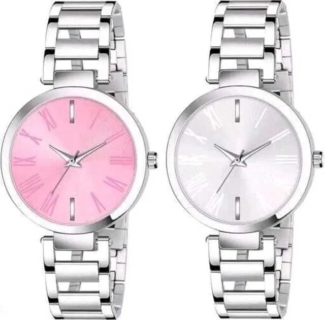 Analog Watch For Womens (Silver) (WS-501)