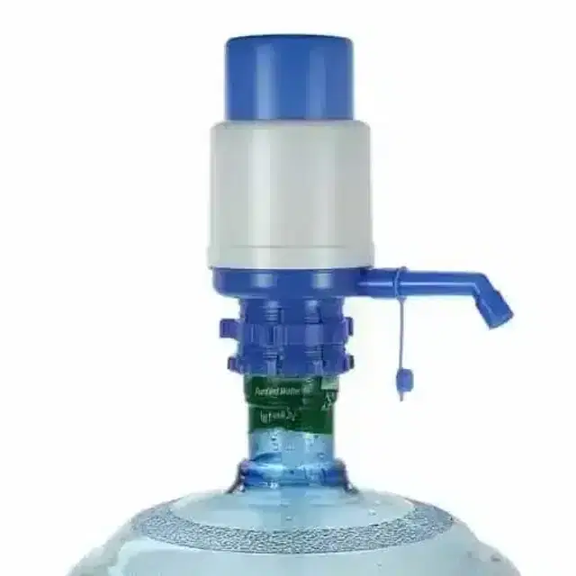 Pallavi Trading Hand Press Manual Water Pump Dispenser For 20 Litre Drinking Bottle Can, Blue