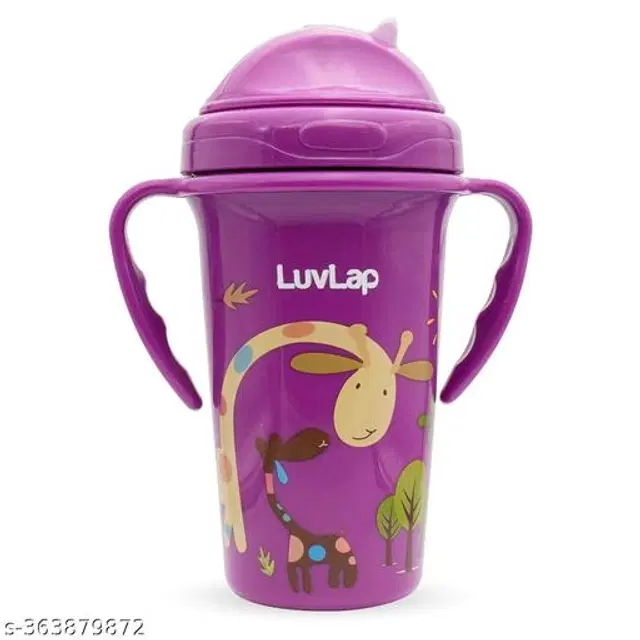 LuvLap Plastic Feeding Bottle for Baby, Multicolor, 300 ml