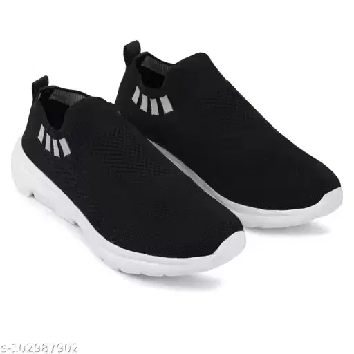 Slip-On Sports Shoes for Men ,Black (7)