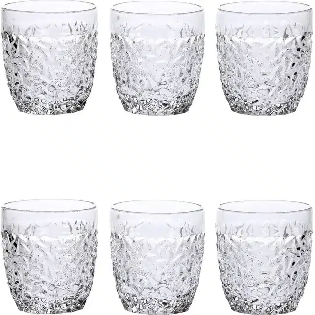 Liquor cum Cocktail Glasses, Transparent, 200 ml, Pack of 6