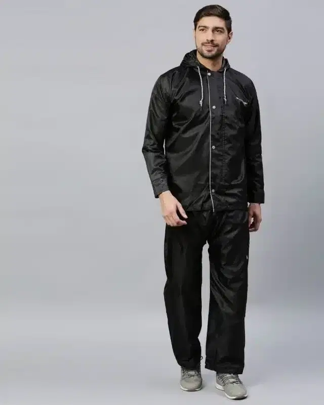 Rainsuit for Men & Women, Black