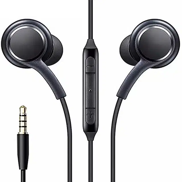 High Bass Wired Earphones, Black