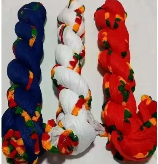 Cotton Blend Solid Dupatta for Women Pack of 3, Multicolor (2 m)