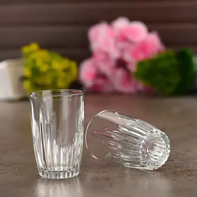 Fancy Water & Wine Glass, 200 ml, Pack of 2