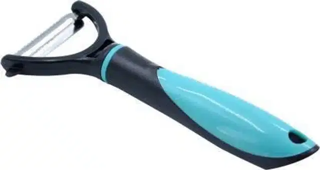 Vegetable Peeler with Grip Handle, Blue