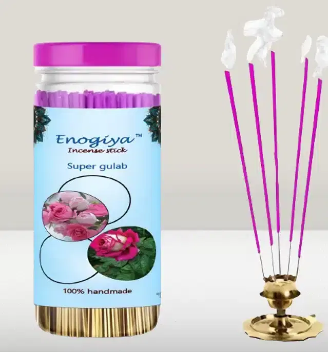 Premium Fragrance Yoga & Pooja Agarbatti, Pink, Set of 1