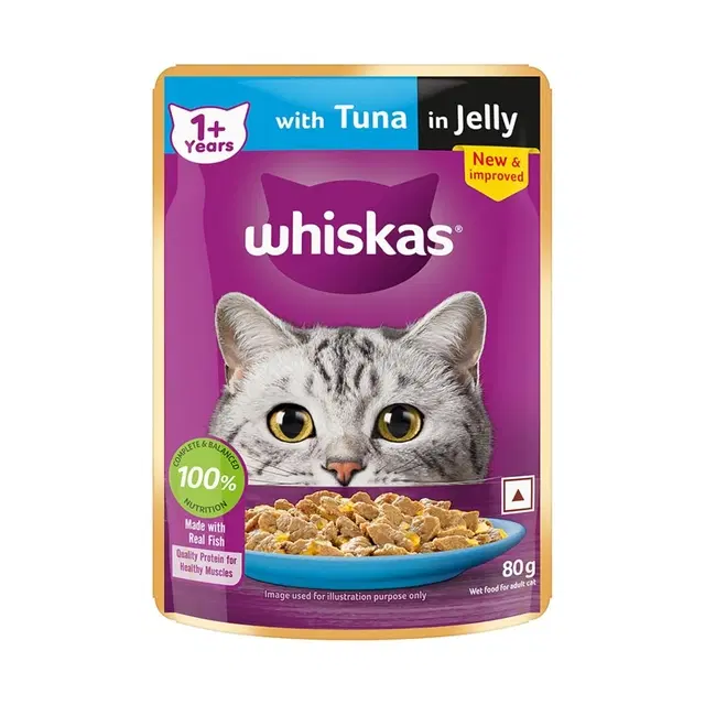 Whiskas Adult Tuna In Jelly 80G
