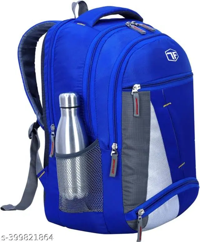 Taha Polyester Backpack for Kids, Blue, 30 L