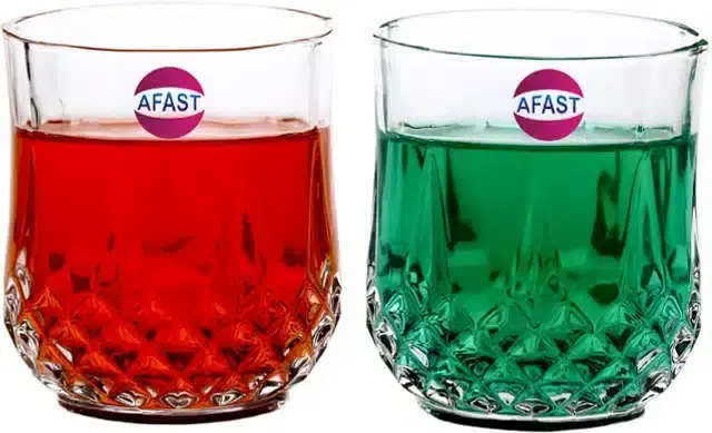 Fancy Water & Wine Glass, 200 ml, Pack of 2