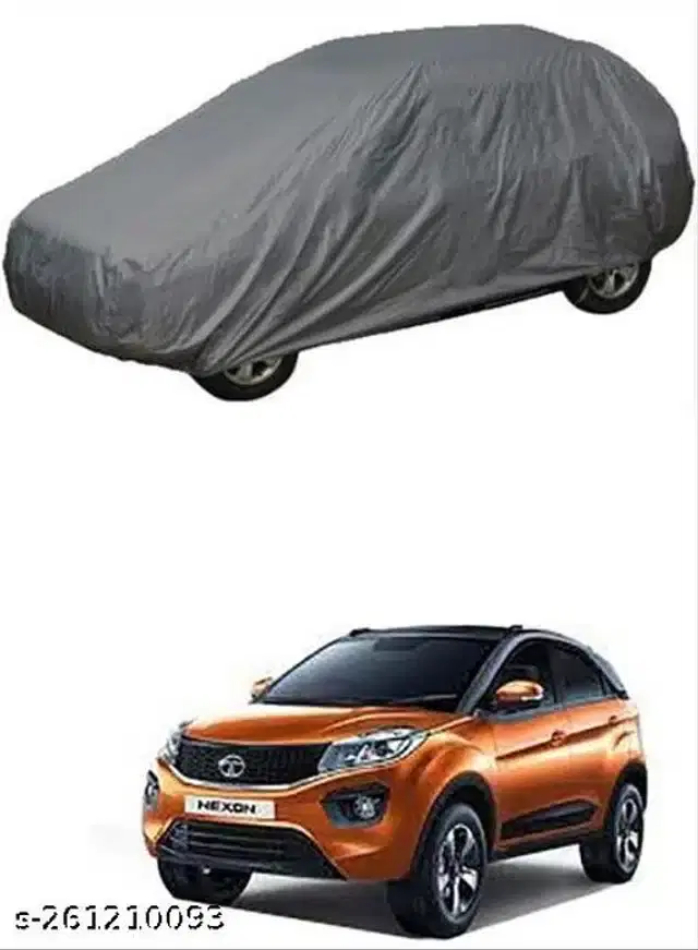 Taffeta Waterproof Car Cover for Tata Nexon, Multicolor
