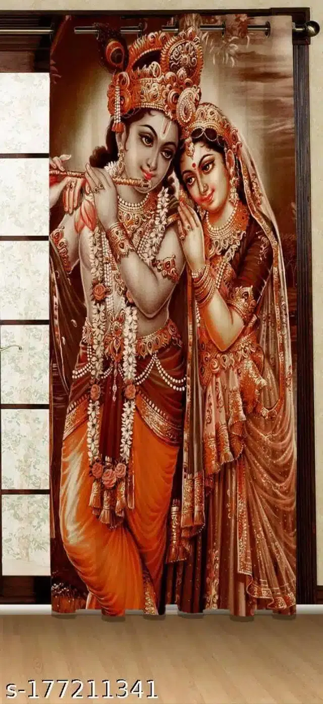 Curtains for Door, Multicolor, 5 Feet