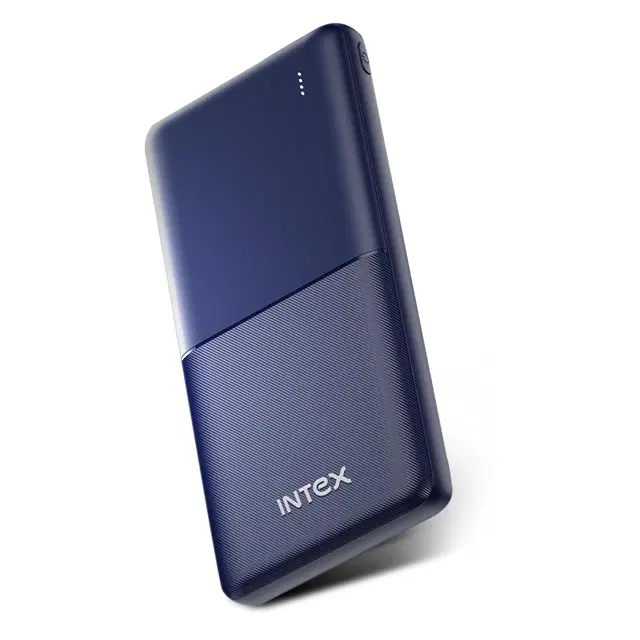 Intex Strong Neo Qcpd 10000mAh Power Bank With 22.5w Fast Charging, Type-C Pd Input/Output, Dual Usb Output, Led Indicators, Advanced Protection, Portable Power Bank For Smartphones & Tablets (Blue)
