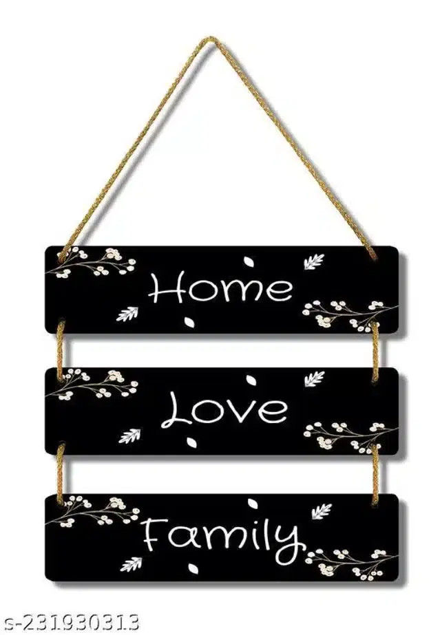 Wall Hangings for Living Room, Black & White