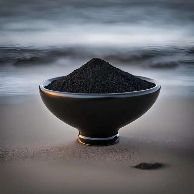 Bright Bloom Rangoli Powder for Diwali Floor Decoration, Black, 100 g