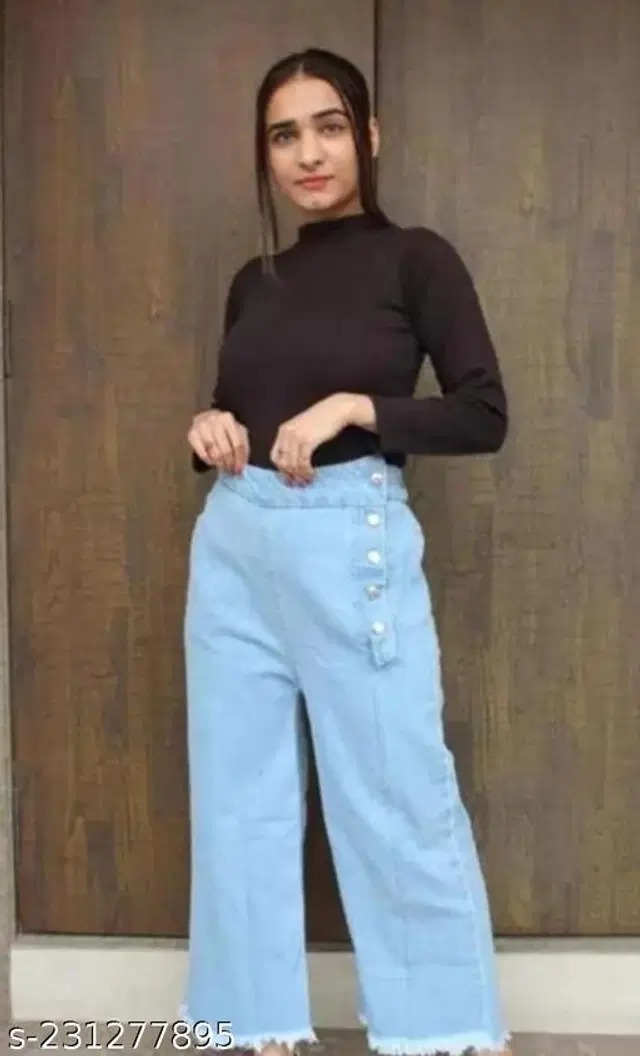 Denim Jeans for Women (Blue, 28)