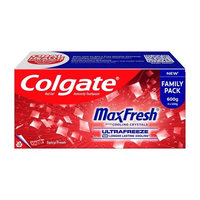 Colgate MaxFresh Red Gel Toothpaste 600 g
