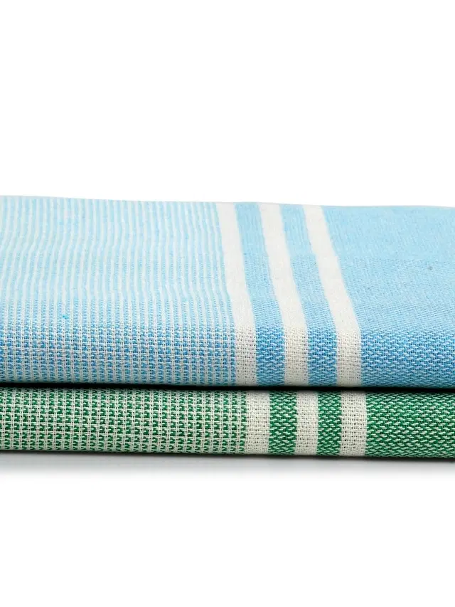 Cotton High Absorbent Bath Towels, Multicolor, Pack of 2