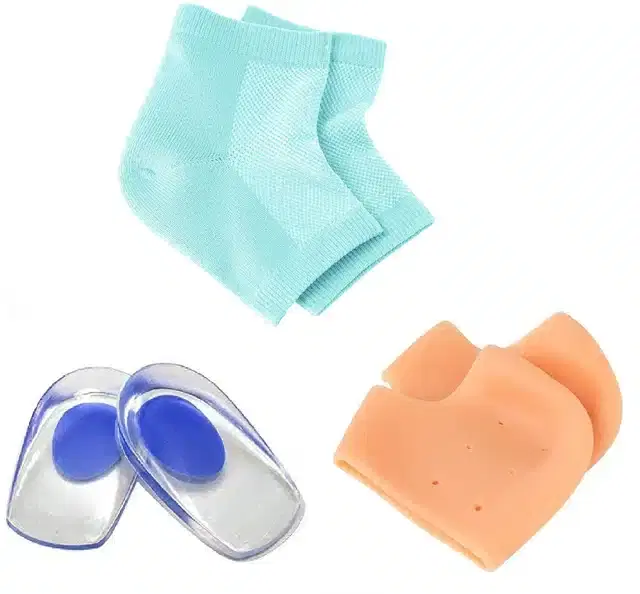 Silicone Gel Heel Pad, Assorted, Set of 3