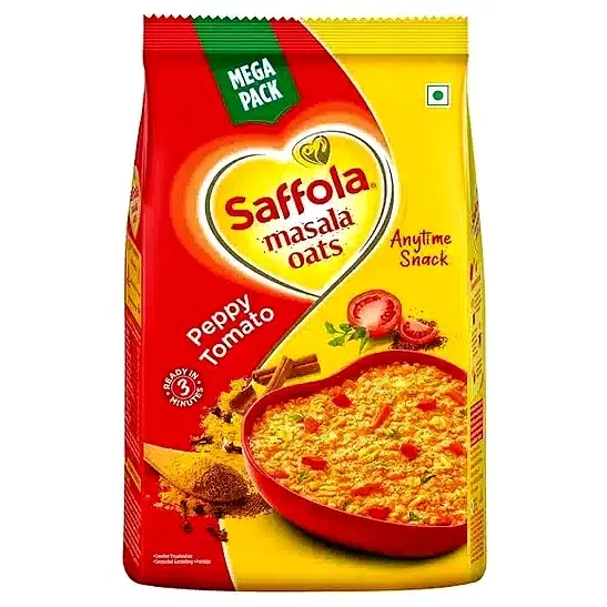 Saffola Peppy Tomato Masala Oats 500 g
