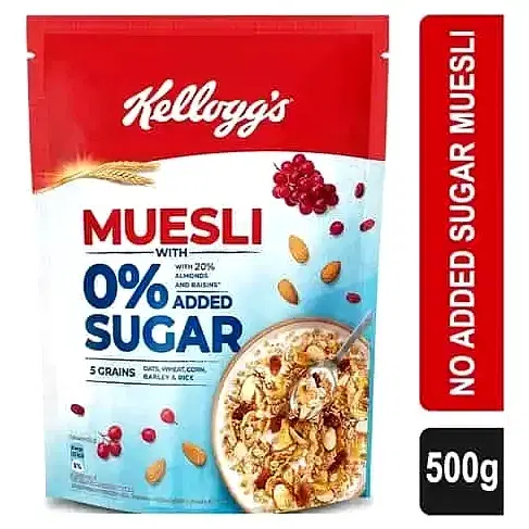 Kellogg'S No Added Sugar Muesli (Carton) 500 g