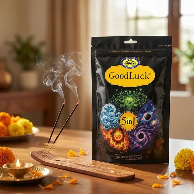 Cycle Pure GoodLuck 5-In-1 Agarbatti 450 g