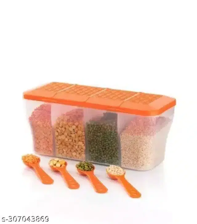 Plastic Spices Box, Orange