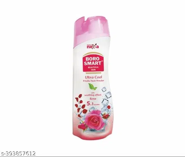 Boro Smart Rose Cool Cool Talcum Powder, 150 g