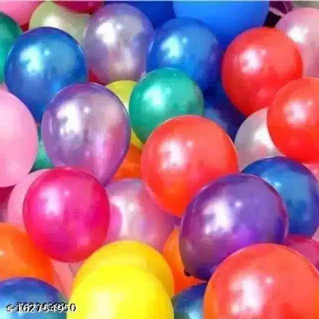 Balloons for Decoration, Multicolor, Pack of 100