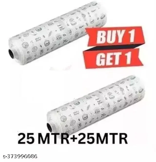 Food Wrapping Butter Paper Roll, Pack of 2, 25 m