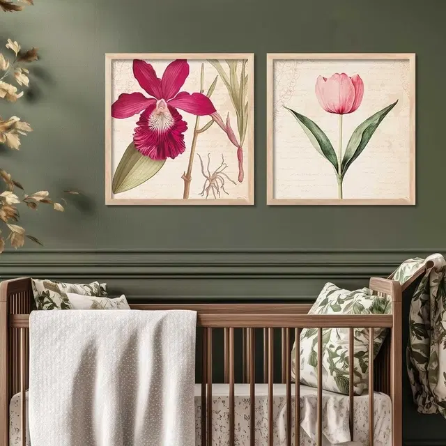 Kc Arts Kotart Botanical Wall Art Painting For Home Décor