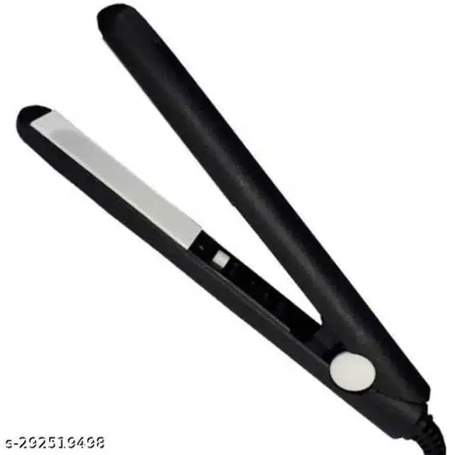 Plastic Hair Straightener, Black, 100 W